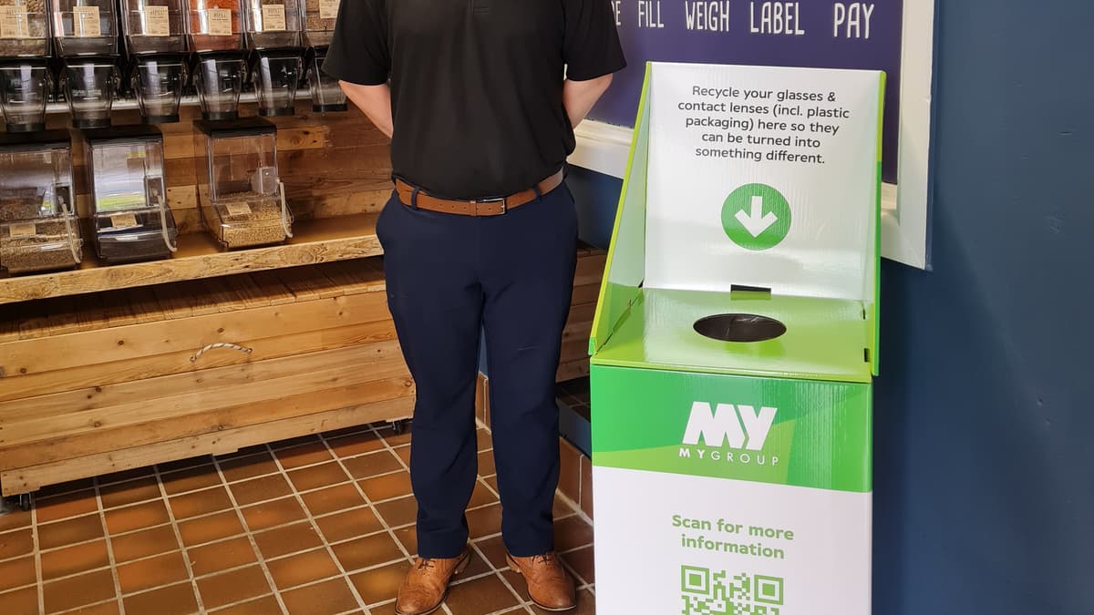 Pembroke Dock optician Specsavers launches glasses and contact lens recycling initiative